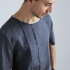 Mens Linen T Shirt Basic For Men Stylish