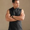 Mens Sleeveless Linen T Shirt Summer For Men