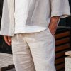 Linen Pants For Men Lounge Trousers Mans Organic