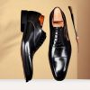Handmade Oxford Shoes Men's Business Dress Three Joint